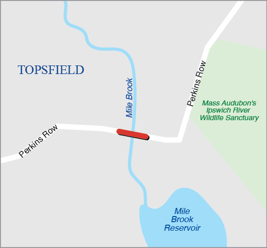 TOPSFIELD: BRIDGE REPLACEMENT, T-06-013, PERKINS ROW OVER MILE BROOK 